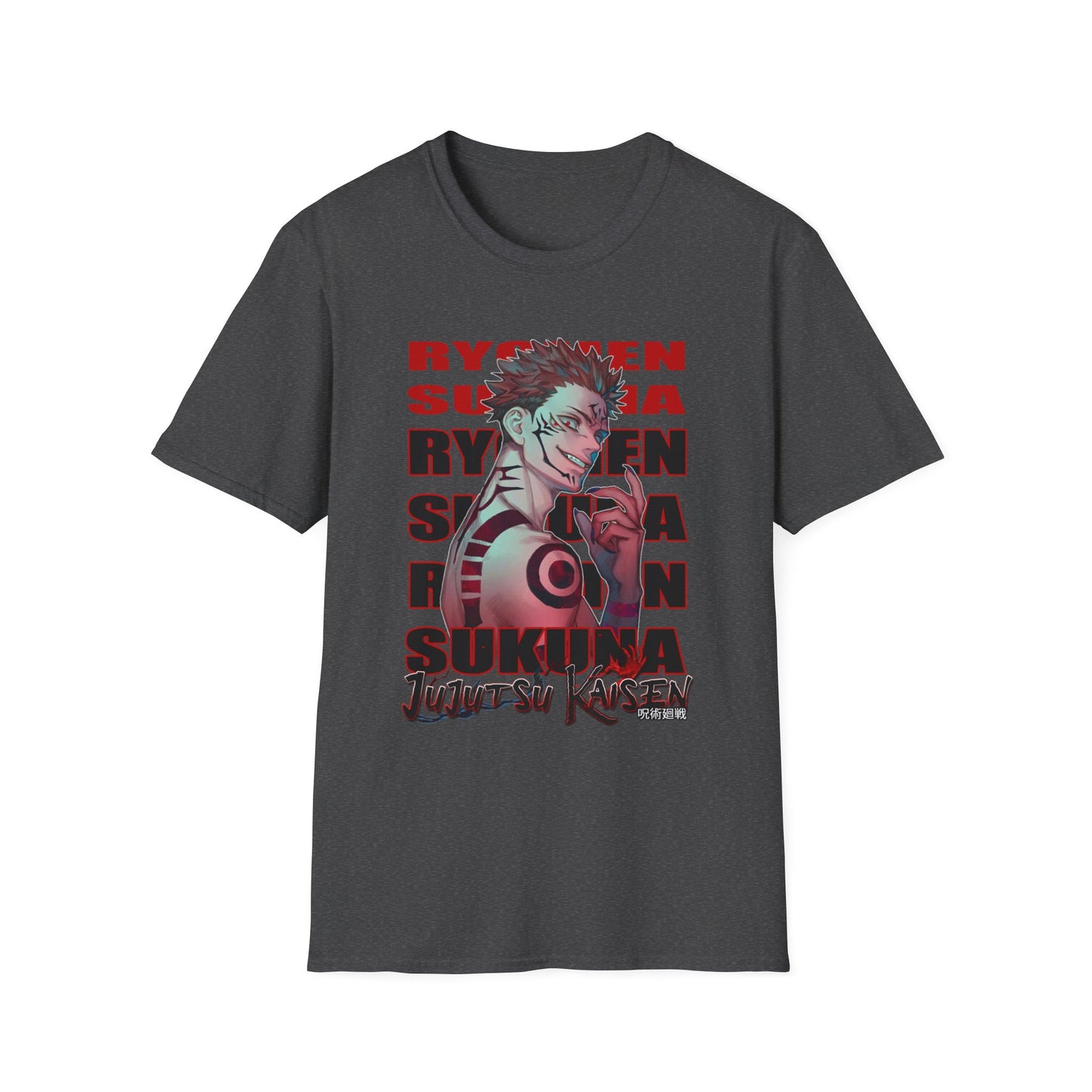 Unisex Anime Graphic Tee - Ryomen Sukuna, Japanimation Shirt, Gift for Fans, Cosplay Merchandise, Stylish Casual Wear