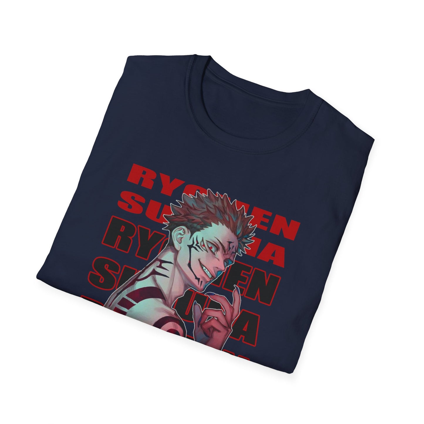 Unisex Anime Graphic Tee - Ryomen Sukuna, Japanimation Shirt, Gift for Fans, Cosplay Merchandise, Stylish Casual Wear