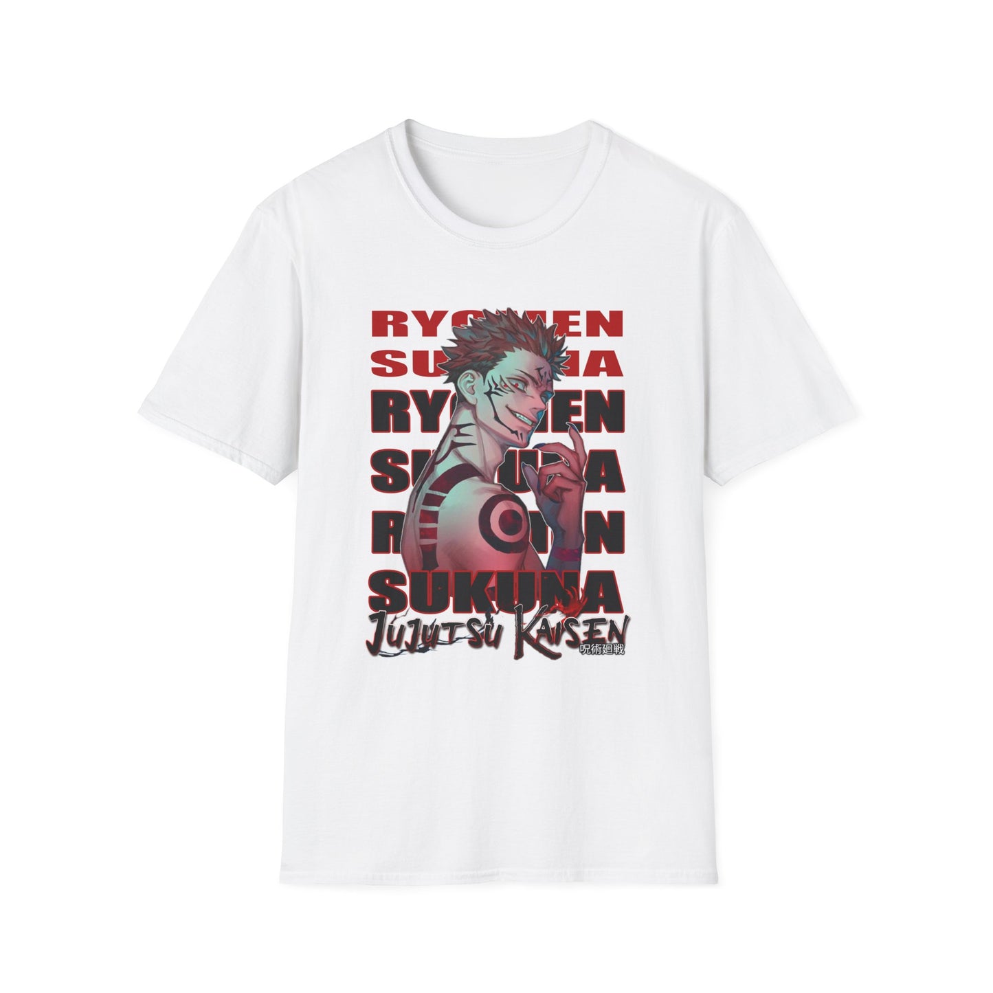 Unisex Anime Graphic Tee - Ryomen Sukuna, Japanimation Shirt, Gift for Fans, Cosplay Merchandise, Stylish Casual Wear