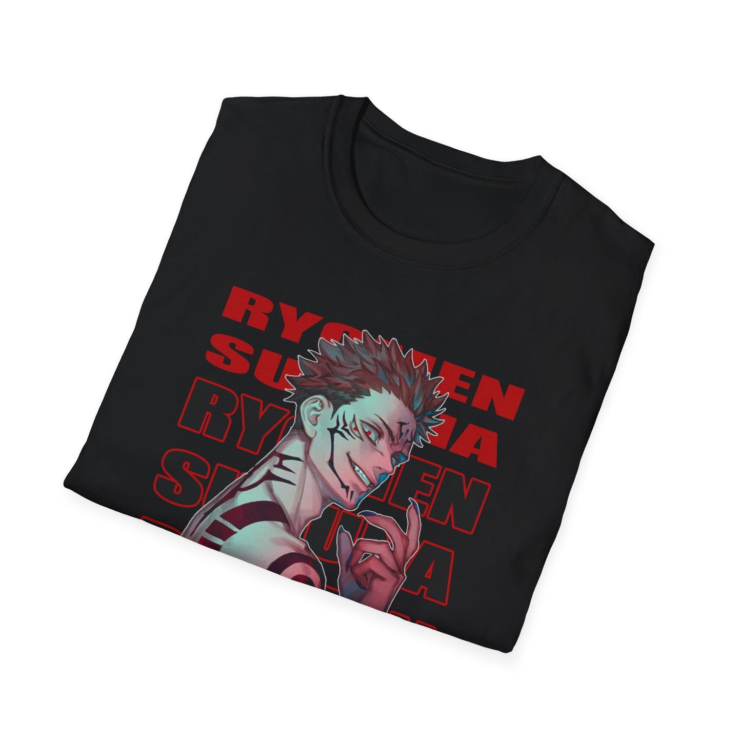 Unisex Anime Graphic Tee - Ryomen Sukuna, Japanimation Shirt, Gift for Fans, Cosplay Merchandise, Stylish Casual Wear