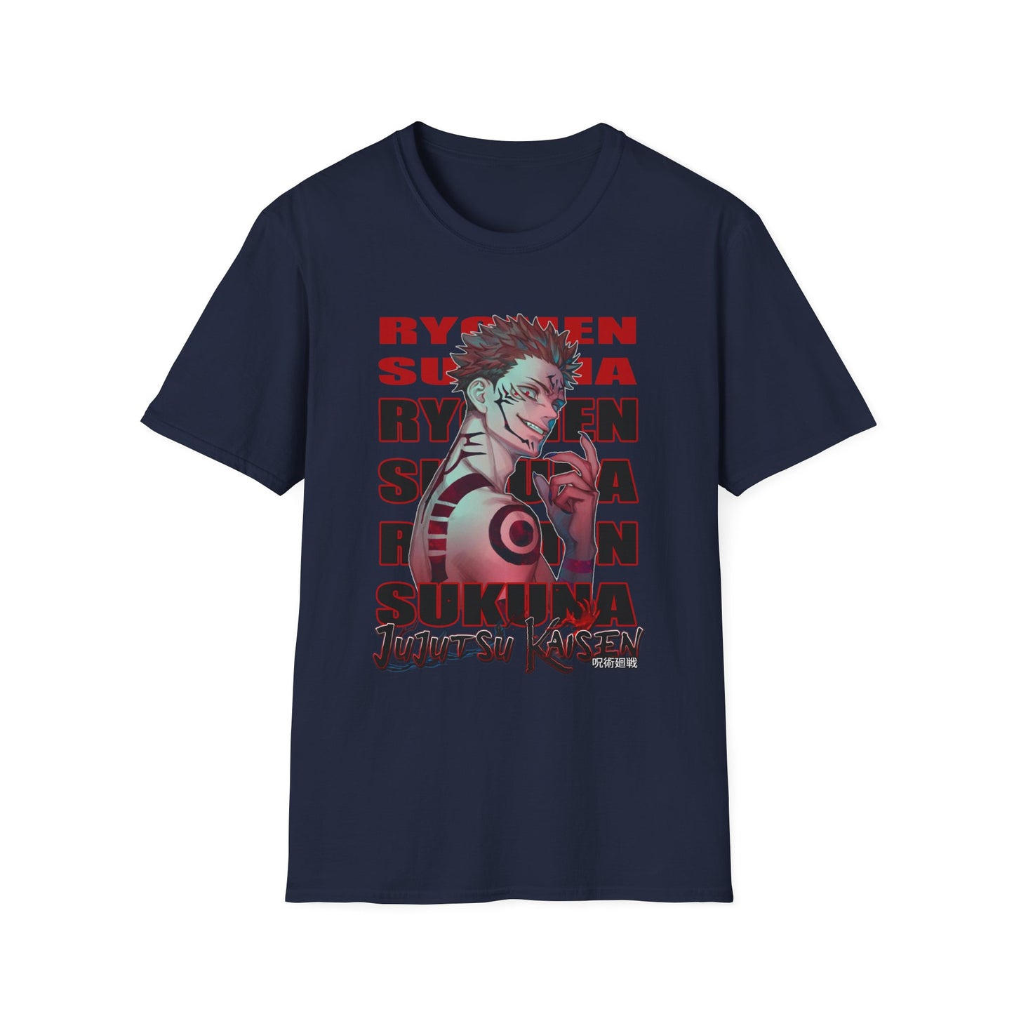 Unisex Anime Graphic Tee - Ryomen Sukuna, Japanimation Shirt, Gift for Fans, Cosplay Merchandise, Stylish Casual Wear