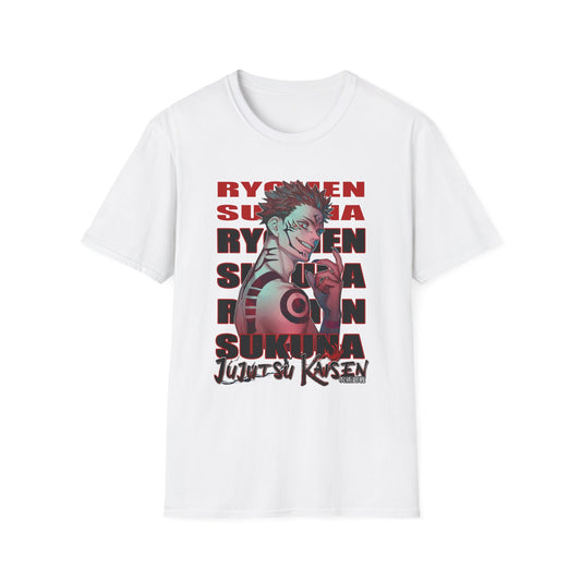 Unisex Anime Graphic Tee - Ryomen Sukuna, Japanimation Shirt, Gift for Fans, Cosplay Merchandise, Stylish Casual Wear